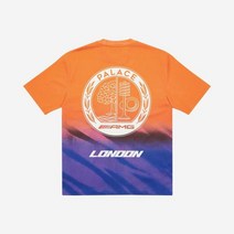 팔라스 x AMG 2.0 런던 티셔츠 오렌지 퍼플 - 22SS Palace London T-Shirt Orange Purple 남성 반팔티셔츠