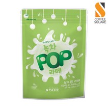 타코 녹차 팝 라떼 파우더 500g /그린티