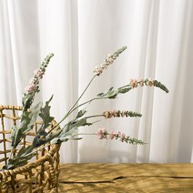 둔떼 라벤더가지 2c 대형 조화 드라이플라워 소재가지 인테리어 꽃, 빈티지퍼플