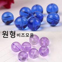 한지붕샵 비즈재료 원형비즈재료모음, 1팩, 03화이트8mm(100알)