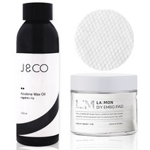 제이엔코 아줄렌 왁스 오일 250ml   라몽 DIY 엠보 패드 70매입