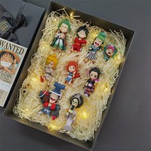 차량용 피규어 에스 로드 미니 원피스 장식품, 절묘한 선물 상자 + 받침대 + 조명 + 인사말 카드, 23.기모노 원피스 9가지 스타일 / 높이 약 8-14