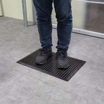 피로방지매트 산업용매트 다크브라운 40x40 피로예방매트, 1개