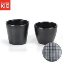 매트 블랙 컵 체크(흑) 멜라민그릇 한정식 DS-7792, 컵 체크(흑) DS-7793