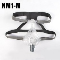 스마트 코골이 방지 양압기BMC NM1/NM2 마스크 헤드 벨트 기어 스트랩 용품 CPAP 비강 풀 페이스 기계 호, 03 NM1 M