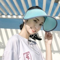 민트 와이드 밴딩 스포츠 썬캡 작업 밭일 농사모자 그늘막 햇빛차단