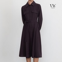 [런칭가 109 000원] VW베라왕 22FW 크레이프 A라인 원피스