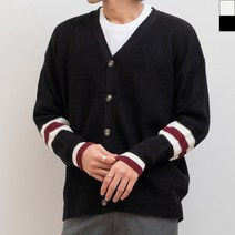 남자 오버핏 소매 단가라 니트 W632350