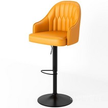 하이해일리 의자 아일랜드 홈바 주방 바텐 높은 카페 바체어 빠, 회전식 60-80 오렌지 블랙