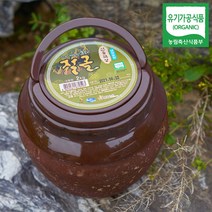 유기농 강원도 시골 명품 보리막장 100%국산콩사용 재래식 묵은 막된장 까만 집된장 까막장 우렁 강된장찌개, 페트, 2kg