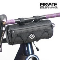 얼게이크 자전거 사이클 가방 원통형 핸들바백 EH-01, 블랙