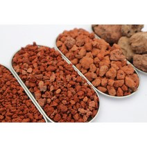 나나가든 천연 화산석 벽돌색 1kg 4가지사이즈 복토 마감토 화장토 예쁜돌 꾸밈돌 화분장식, 천연화산석 벽돌색5-10mm 1kg, 1개