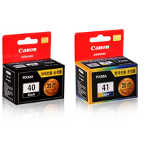 캐논 비즈니스 솔루션 정품 잉크 PG40 CL41 [MP145 MP150 MP160 MP170 MP180 MP198 MP450 MP460 MP476], CL41[컬러]
