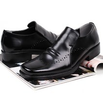브로그맨 남자정장구두 큰신발 면접 볼넓은 신발 빅사이즈 4.5cm