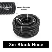 진공 청소기 분말 집진기 필터 SN50T6 사이클론 분리기 산업 및 가정용 플랜지, 04 3m Black Hose (38mm)