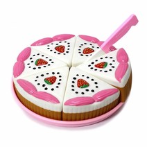 소프트 딸기 케이크 자석 자르기