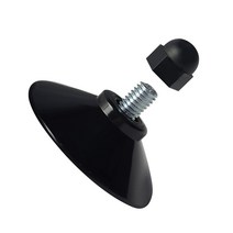 볼트형 큐방 검정 42mm 흡착판 압착고무 나사 유리창