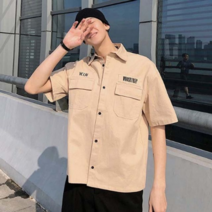 남자 남방 캐주얼 셔츠 남친룩 학생 레이어드 데일리