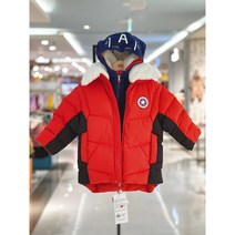 코코리따 아동 남아 마블 히어로 캡틴 아메리카 디터처블 조끼 세트 프리미엄 덕 다운 패딩 점퍼 겉옷 아우터 잠바 CEJD21TM1 NC강서점