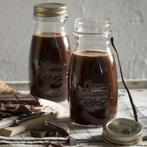 보르미올리 쥬스병 400ml 2P세트 우유 용기 글라스자 유리공병 밀크티보틀, 없음, 2개