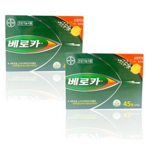 바이엘 발포 비타민제 베로카 멀티 에너지 복합 종합 비타민 건강 기능 보조 식품 체력 컨디션 피로 회복 에 도움되는 회복제 30대 40대 50대 중년 남자 여자 남성 여성 영양소, 45정, 2개