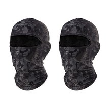 홈바내쓰 국내생산 쿨 바라클라바 넥워머 스포츠 쿨마스크 자전거 골프 오토바이 얼굴 햇빛가리개 2개, 블랙