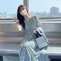 VSYOY 프렌치 첫사랑 쉬폰 플라워 원피스