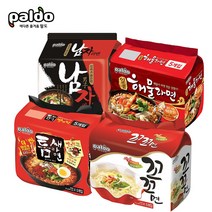 [팔도] 틈새라면120gX5개+해물라면120gX5개+남자라면115gX5개+꼬꼬면115gX5, 상세 설명 참조