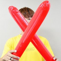 파티클럽 막대풍선 30세트(60입) 게임용품, 레드