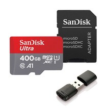 Sandisk micro sd 카드 256g 200 gb 128 64 100 메가바이트/초 메모리 sd/tf 플래시 class10 32 16 microsd for tablet/sm, 400GB-Adapter-CR