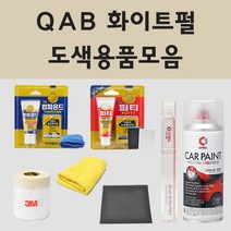 삼성 QAB 화이트펄 주문 자동차 차량용 붓펜 스프레이 카페인트 도색 SM7 올뉴SM7, 02.스프레이: QAB 화이트펄 2개세트