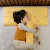 한스펌킨 메모리폼 와이드베개 유아 아기 신생아베개 방수커버포함, [밤부]코지폭스_피치