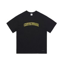 [정품/이벤트] 크리틱 CRITIC 대학 로고 반팔 티셔츠 블랙