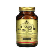 Solgar 솔가 천연 비타민E 400IU 100정 소프트젤 VITAMIN E 알파 토코페롤 Tocopherol
