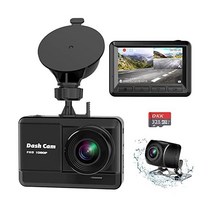 Dash Cam 전면 및 후면 32GB SD 카드 포함 미니 Dash Cam 1080P 풀 HD 2.45인치 IPS 스크린 2개의 장착 방법 Night Vision WDR