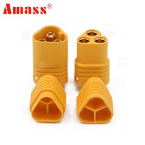 2pair AMASS MT60 3.5mm 3 극 Bullet 커넥터 플러그 세트 RC ESC to Motor, 01 2 pair