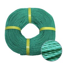 고릴라몰) 국산 PE로프 5mm x 110M 산업용 빨래줄 현수막용 녹색, 1개