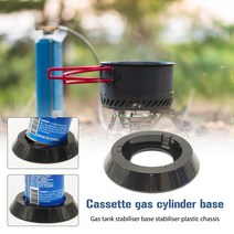 청수통 캠핑카물탱크부탄 실린더 안정적인 기본 휴대용 카세트 가스 탱크 홀더 캠핑 지원 병 고정 장치 스, 한개옵션0, 한개옵션1