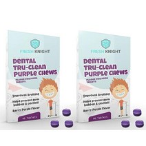 Fresh Knight 치아용 디스클로징 타블렛 2팩, 2