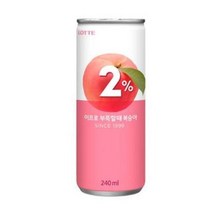 칠성 갈증해소 아미노산 2%부족할때 복숭아 캔 스포츠음료 이온음료 240ML 30개, 20세트