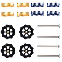 초정밀 3D Printer Accessories Parts Professional Hot Bed Die Springs Hand Leveling Nut Screws Kit As, 01 01