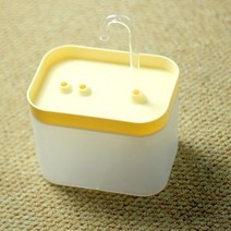 고양이 물분수 고양이 물 분수 자동 필터 USB 전기 음소거 술꾼 그릇 1.5L Recirculate Filtring 애완 동물, [05] yellow USB