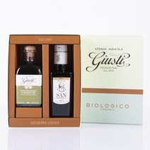 가공 주세페주스티 유기농 8년산 발사믹식초 + 산도메니코 엑스트라 버...