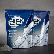 먼지없는! 단단 벤토나이트 고양이 모래 6kg, 2개