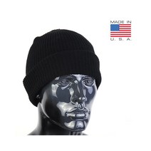 ROTHCO 미국 오리지널 와치캡 빵모자 방한용 미군모자 방한모, 블랙