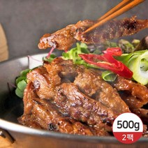닭 특수부위 국내산 양념 닭목살 구이 500g x 2팩, 달콤 목살이닭 500g x 2팩, 2개