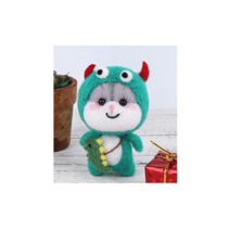 양모펠트 니들 울 펠트 공예 패키지, 11 햄스터 (용) F00150, 1개