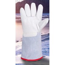 액체 질소 보호장갑 드라이아이스 저온 냉동 냉장, 26CM 왼손잡이 사소한 흠집 면 안감