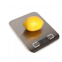 스텐레스 주방용 디지털 LCD 저울 5KG / 전자저울
