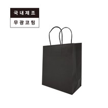컬러플러스 쇼핑백 선물 포장 컬러쇼핑백 종이가방 100매, 블랙+, 소 100매(21*9*23cm)